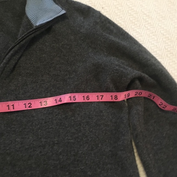 Mens Father and Sons gray cashmere sweater size L - Picture 9 of 14